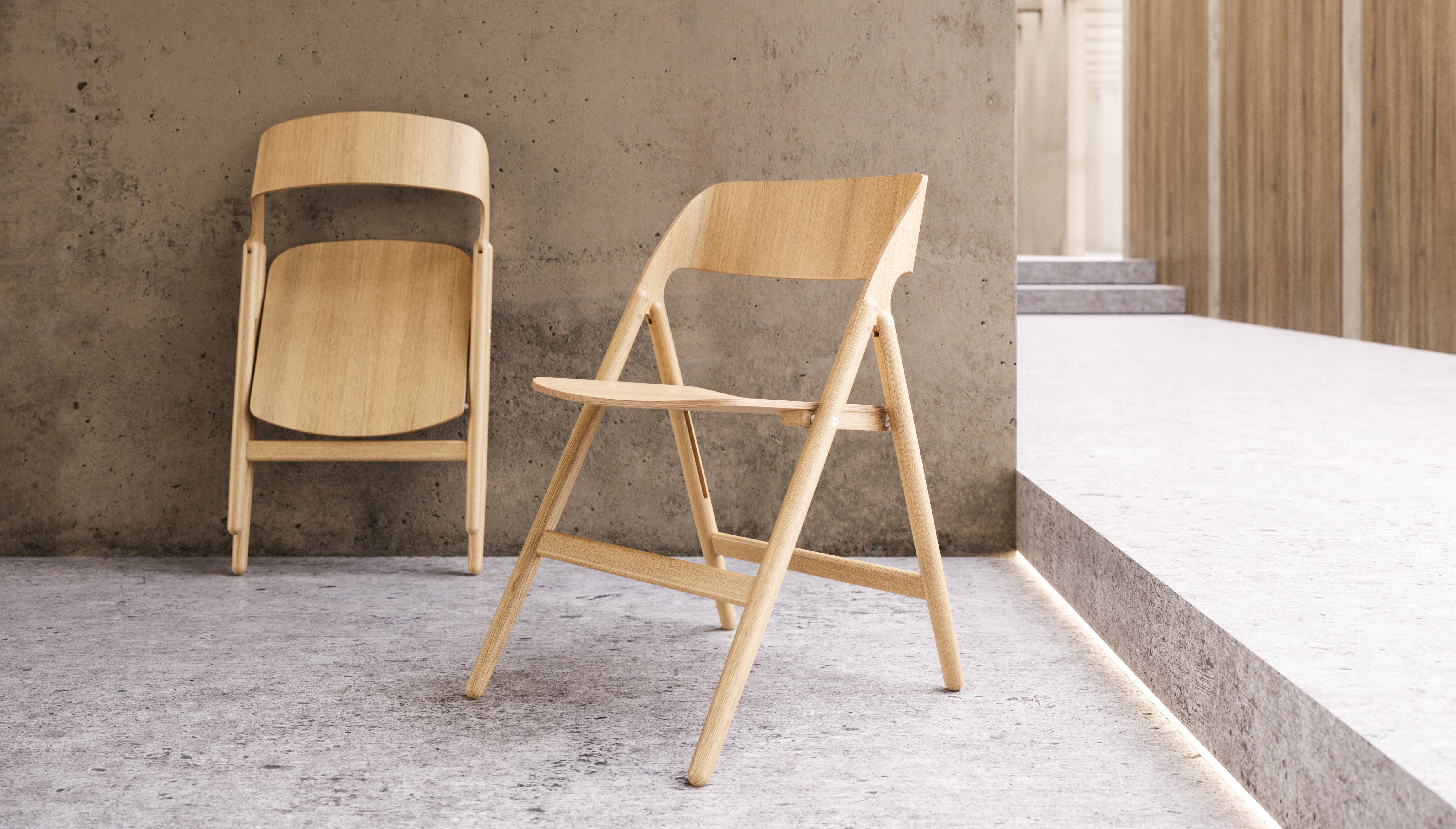 A spare chair for the unexpected guest - by 2LG Studio