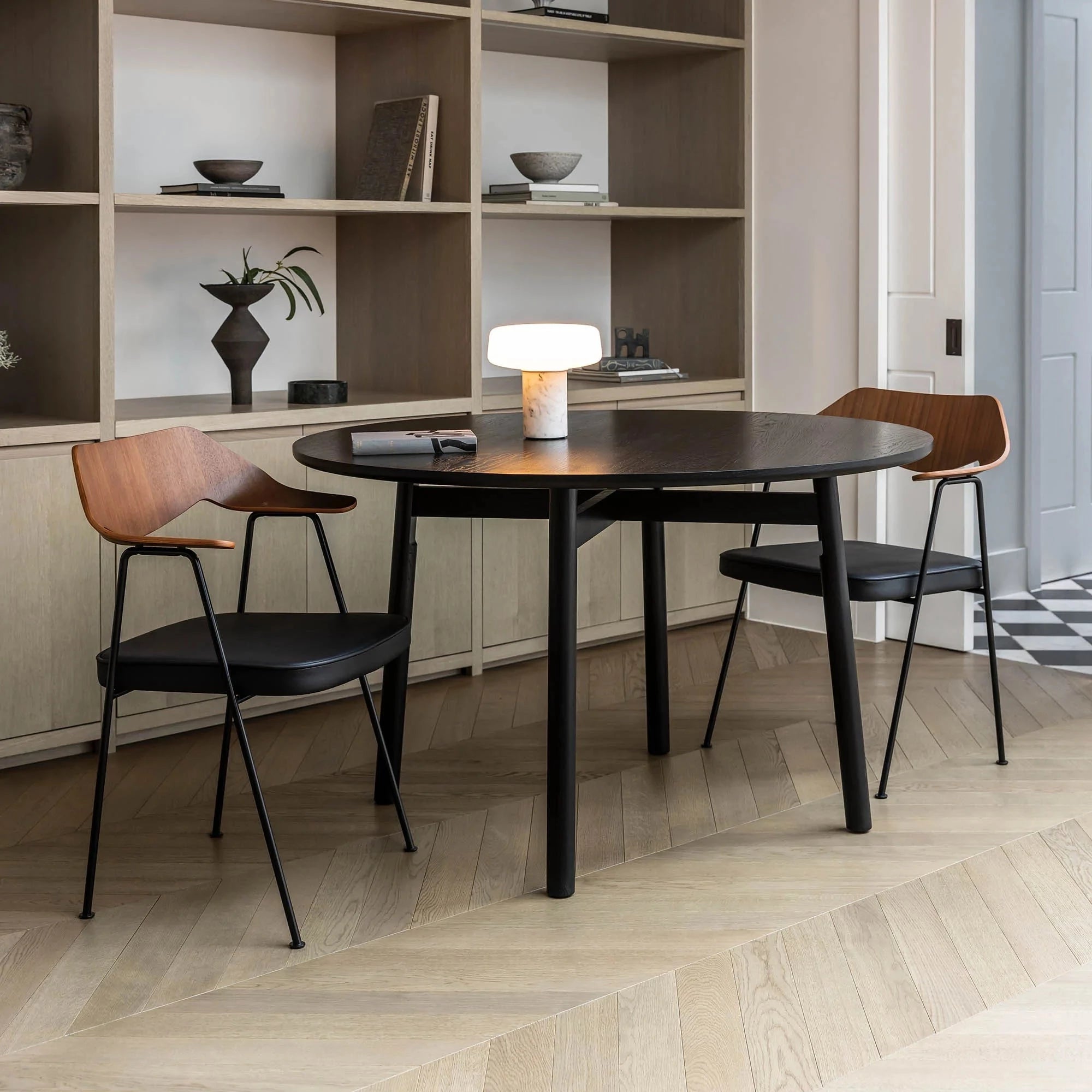 Contemporary Round Dining Tables Case Furniture