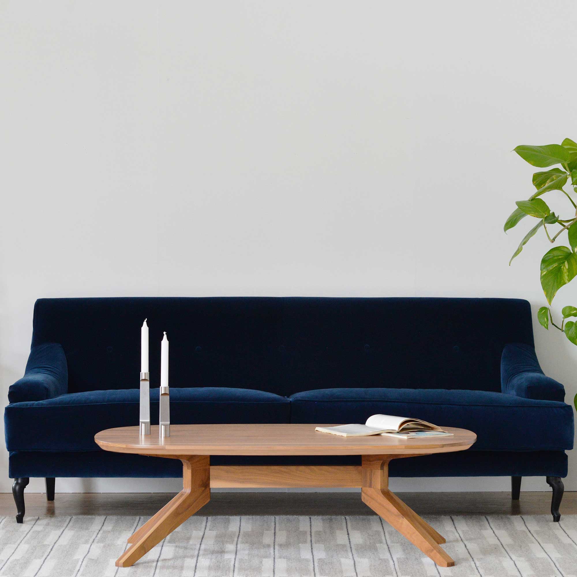 Cross Oval Coffee Table by Matthew Hilton | Case Furniture