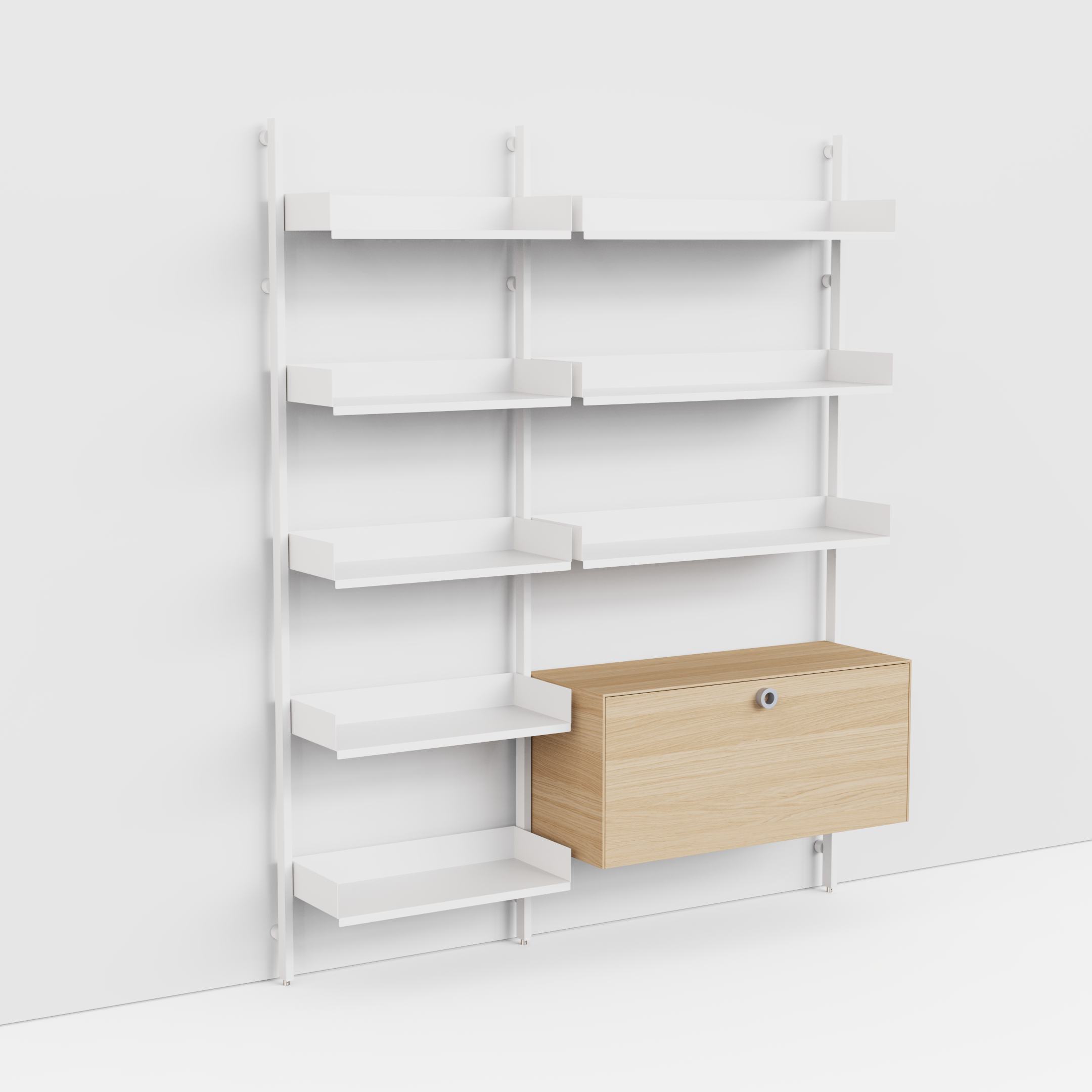 Slot Shelving Double Unit