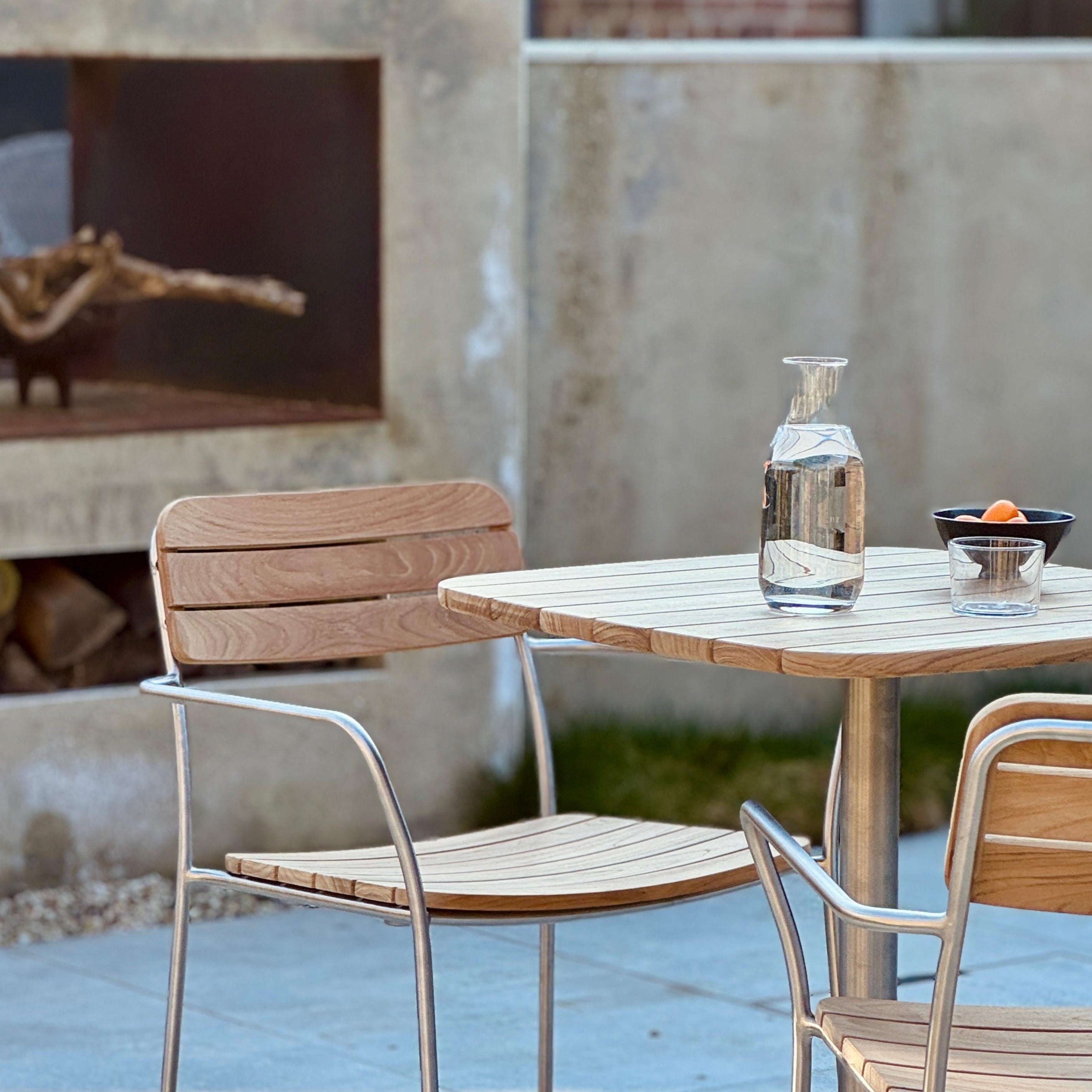 Solas Cafe Table and Armchair