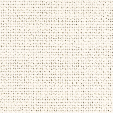 A close-up of a the Ecru colour pebble weave fabric with a large open weave