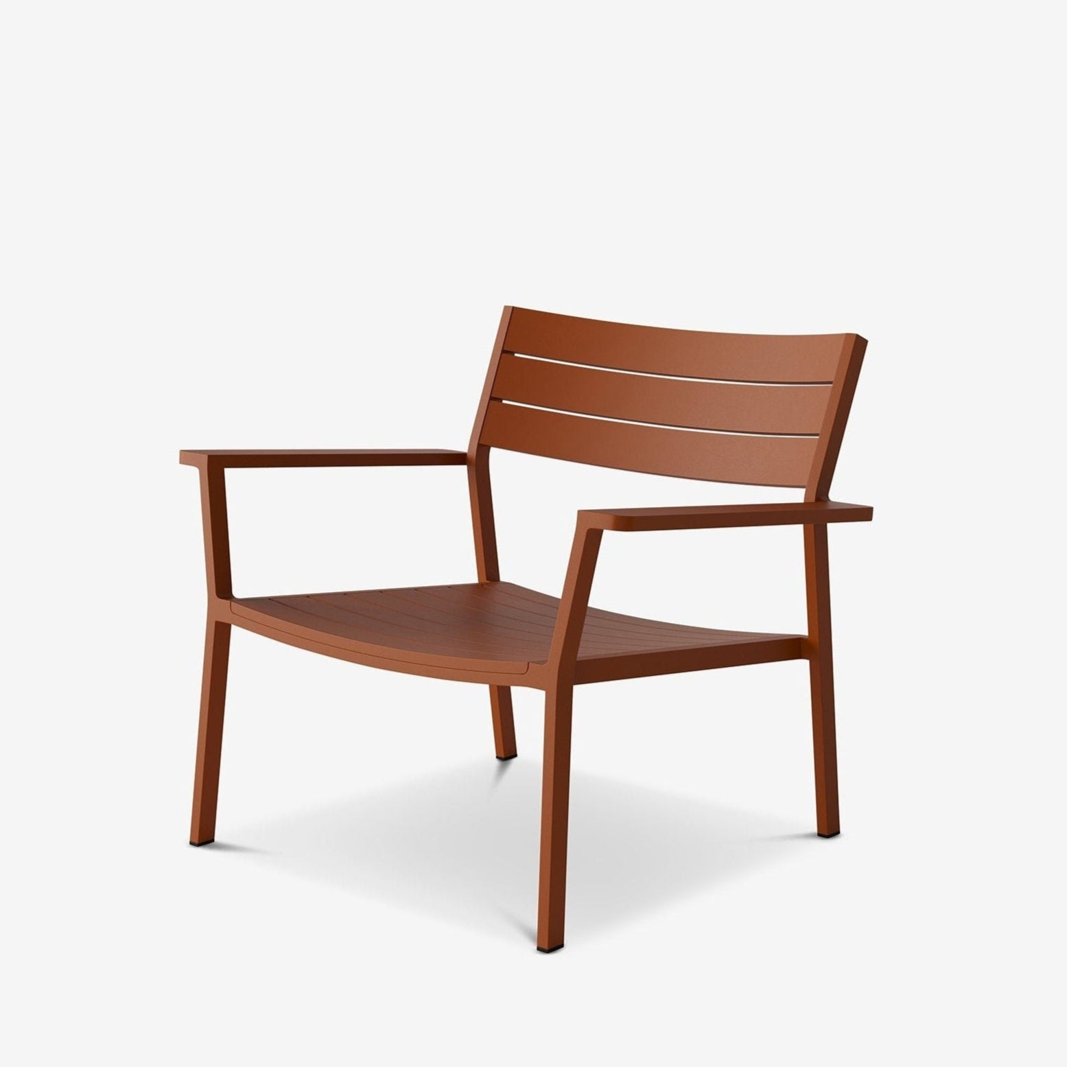 Eos Lounge Armchair - Rust - Case Furniture