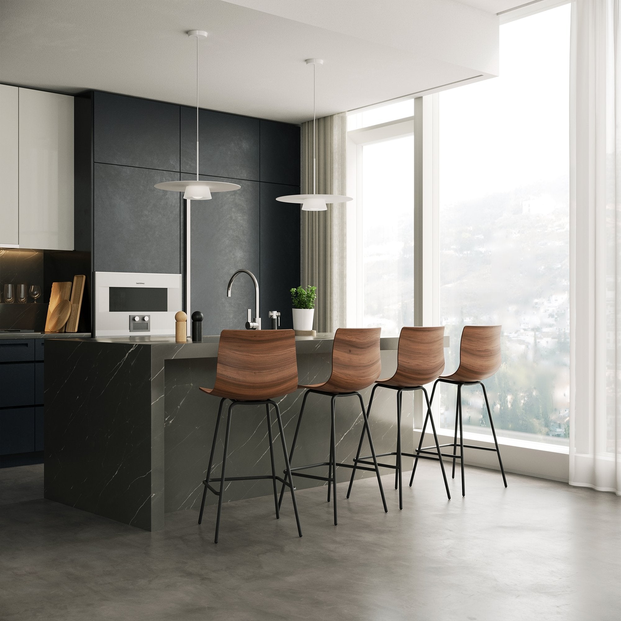 Loku Stool Tubular Base - Case Furniture