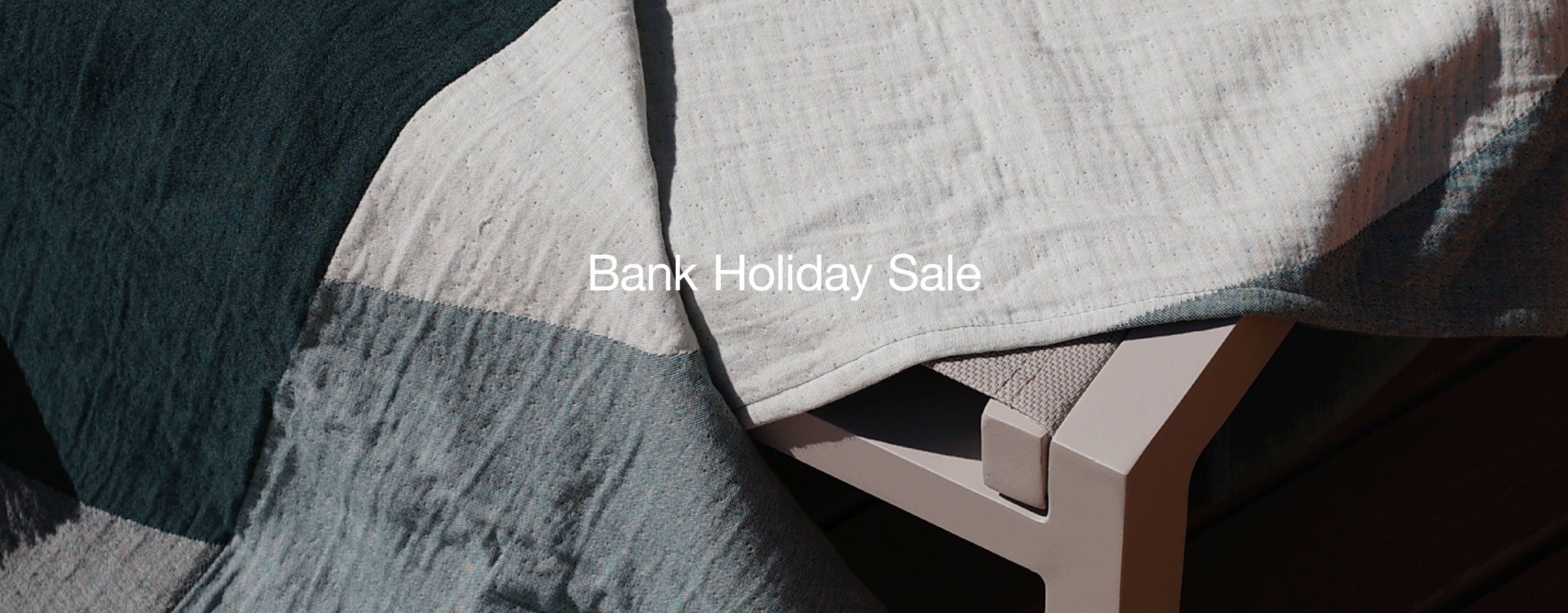 Bank Holiday Sale banner for desktop