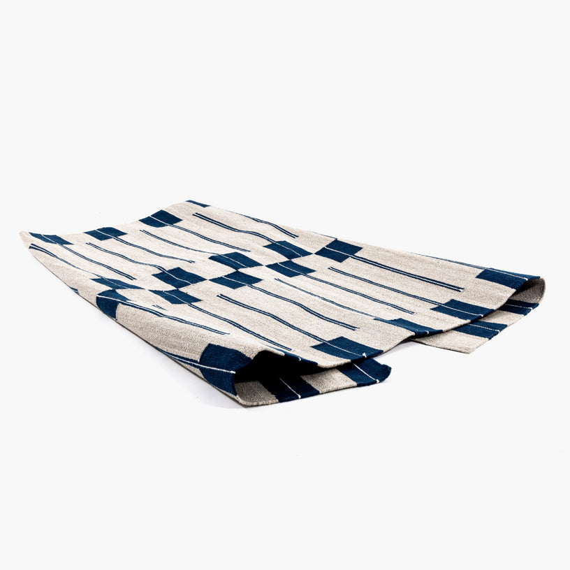 Blue Oar Rug 1