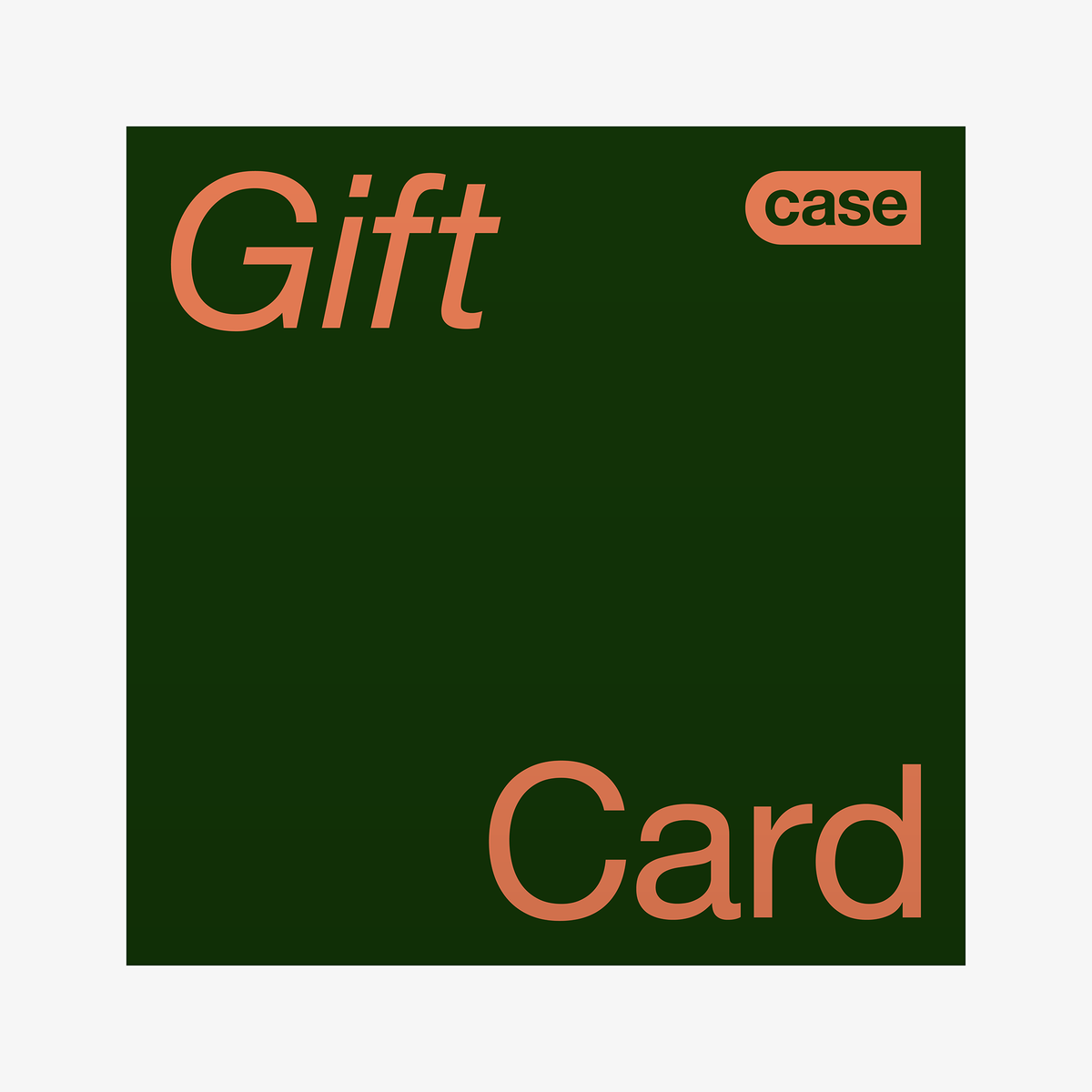 Case Furniture Gift voucher - Green