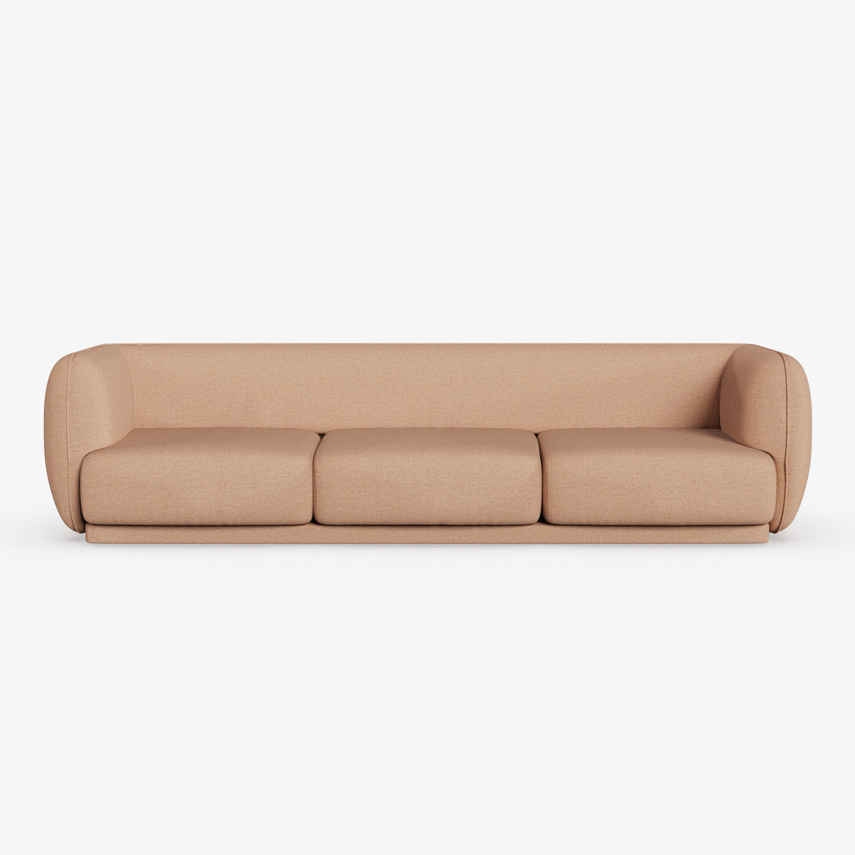 Meris 3 Seat Sofa - Mode Blush Fabric
