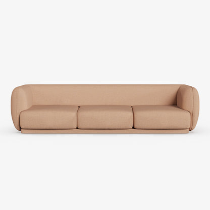 Meris 3 Seat Sofa - Mode Blush Fabric