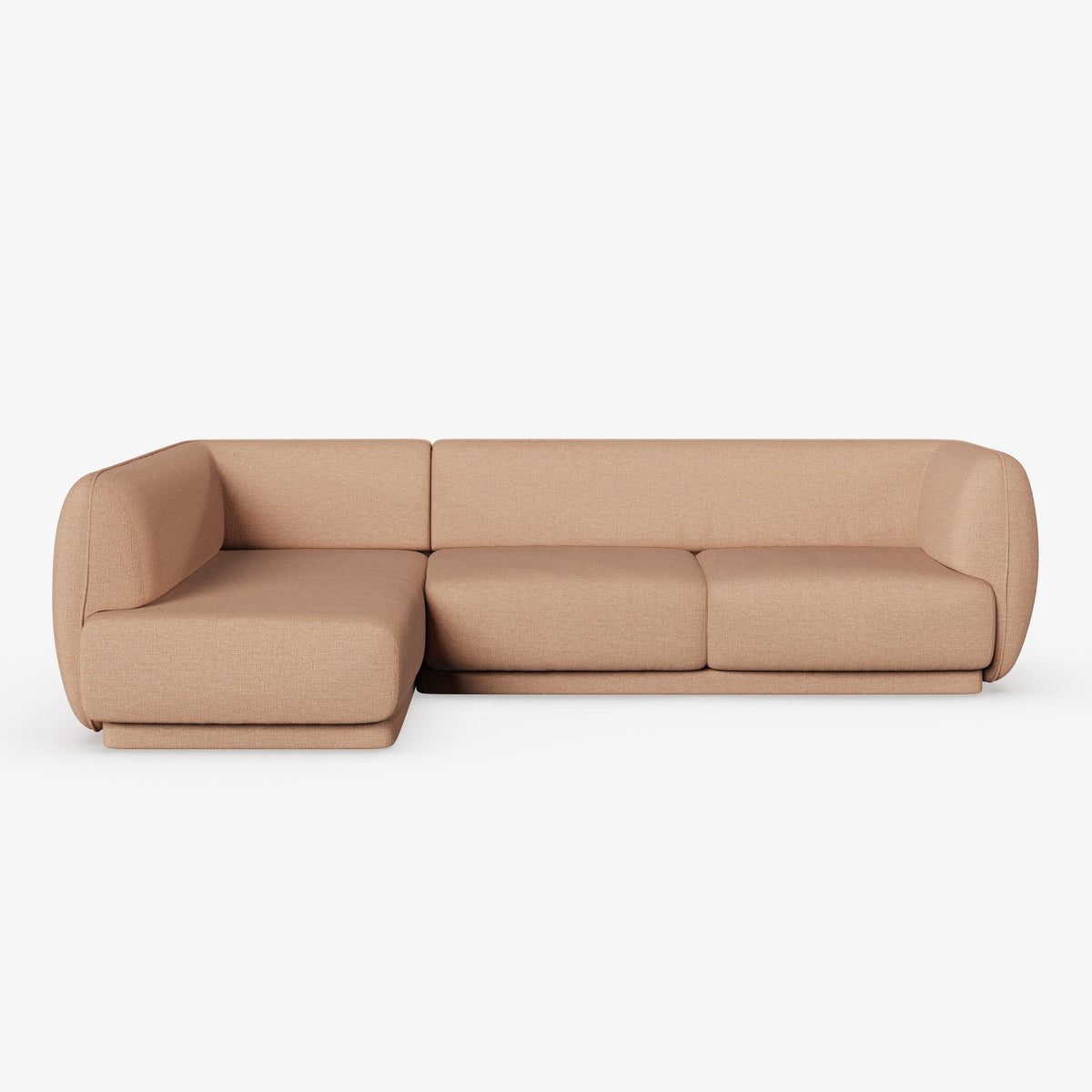 Meris Sectional Sofa LH - Mode Blush