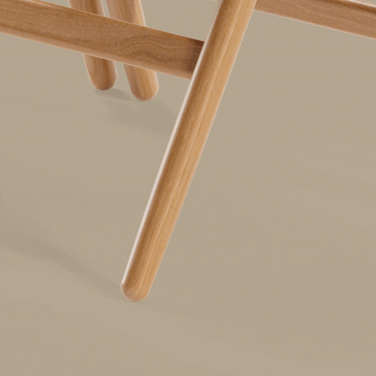 animation showing the Narin Chair connector being applied to the Narin Chair chair for contract use