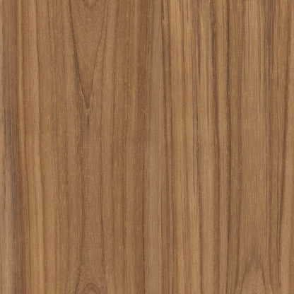 A close-up of a Teak wood grain texture with vertical lines and natural tonal variation.