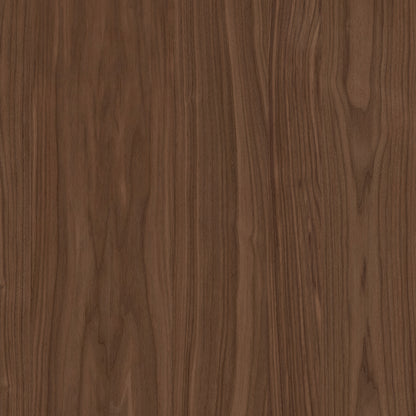 A close-up of the Walnut wood grain texture showing the variation in colour and tone
