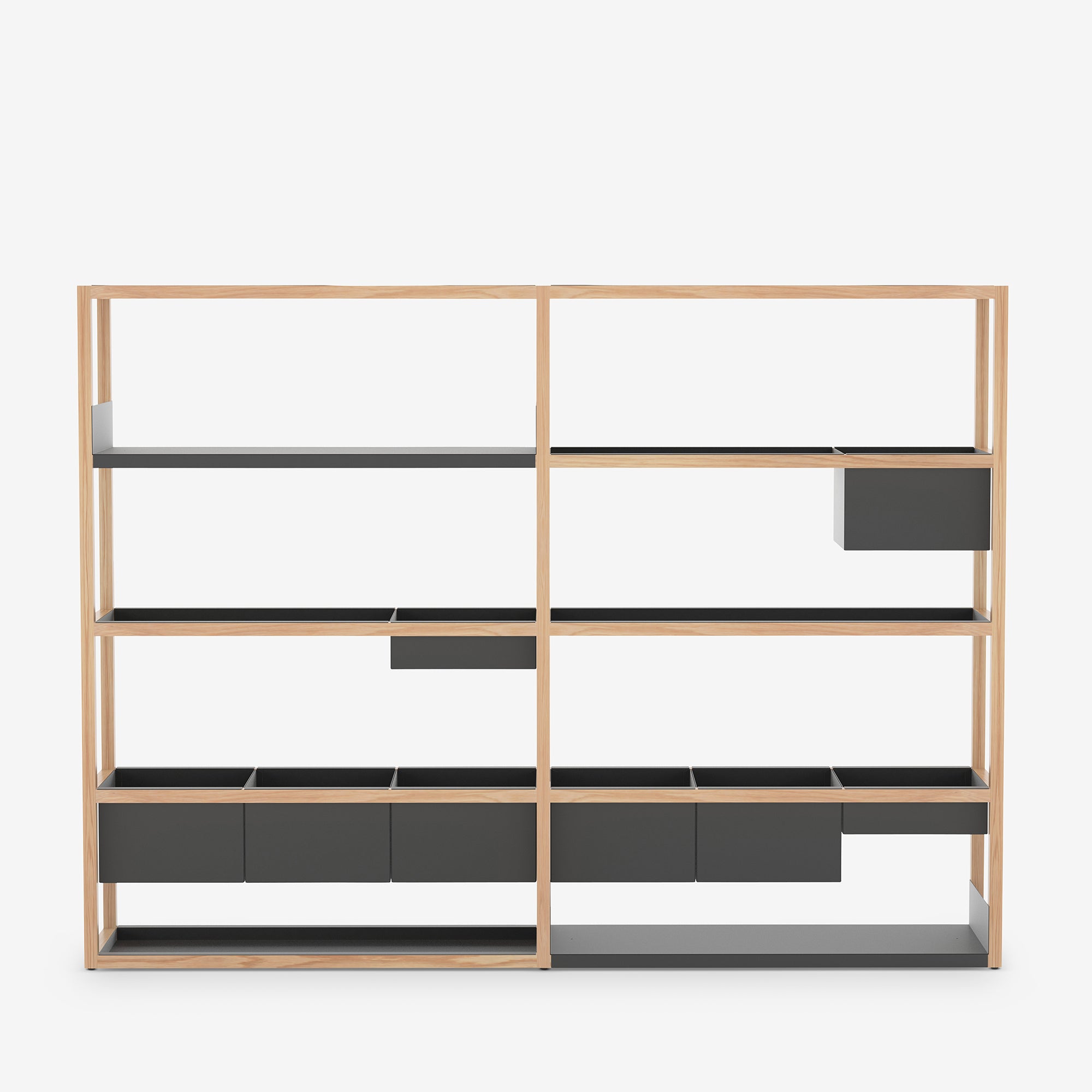 Lap Shelving Medium Modern & Contemporary Shelving Case Furniture