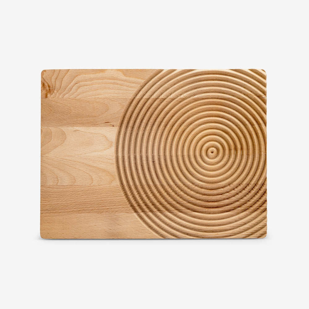 Park Hill Patterned Wood Chopping Board, Set of 2